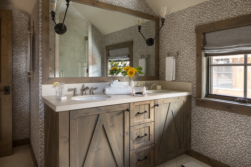 Guest Bedroom 2 Bathroom - Fish Creek Lodge 05 - Teton Village, WY - Luxury Villa Rental