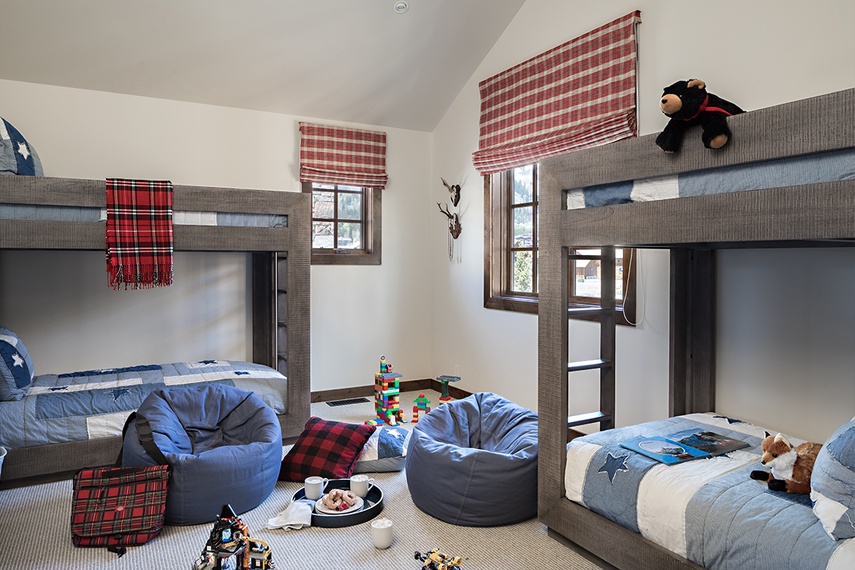 Bunk Room - Four Pines 05 - Teton Village, WY - Luxury Villa Rental