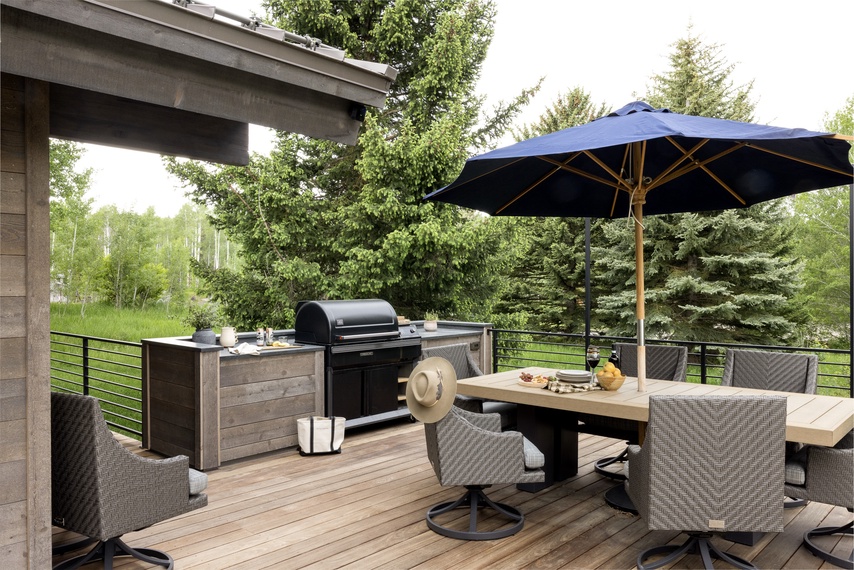 Deck - Aspen Vista - Jackson, WY - Luxury Villa Rental