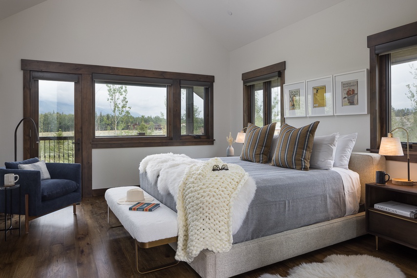 Guest Bedroom 05, Guest Apartment - Northern Exposure - Jackson, WY - Luxury Villa Rental