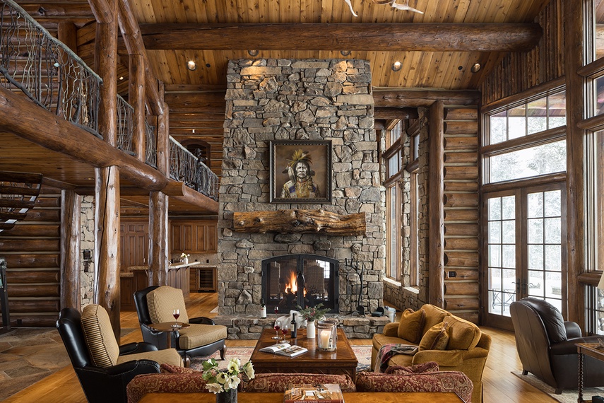 Great Room - Phillips Ridge - Jackson, WY - Luxury Villa Rental