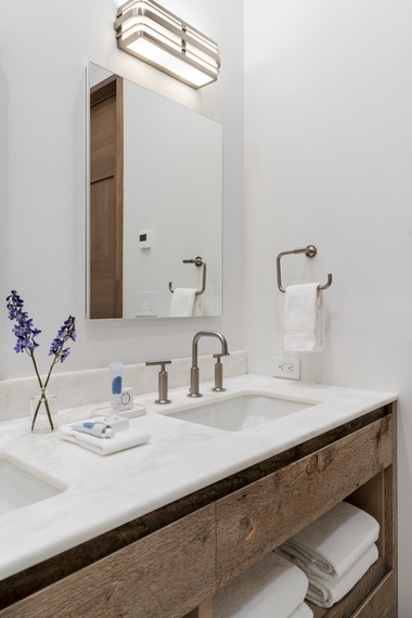 Guest Bathroom - Randonnée Lodge - Teton Village, WY - Luxury Villa Rental