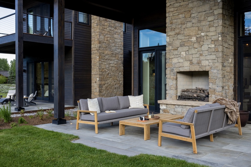 Patio - Northern Hideaway - Jackson, WY - Luxury Villa Rental