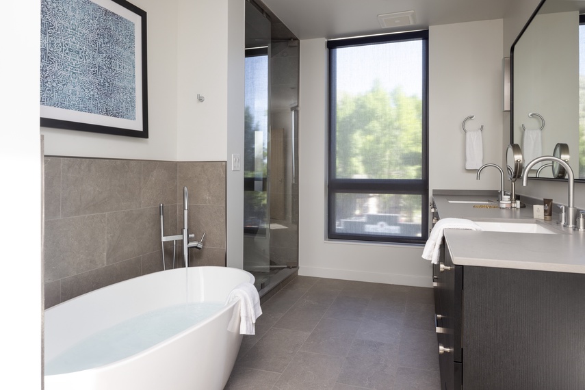 Primary Bathroom - Glenwood 09 - Jackson, WY - Luxury Villa Rental
