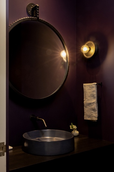 Powder Room - Eagle's Vantage - Wilson, Wyoming - Luxury Villa Rental