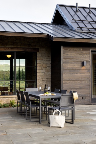 Outdoor Dining - Northern Hideaway - Jackson, WY - Luxury Villa Rental
