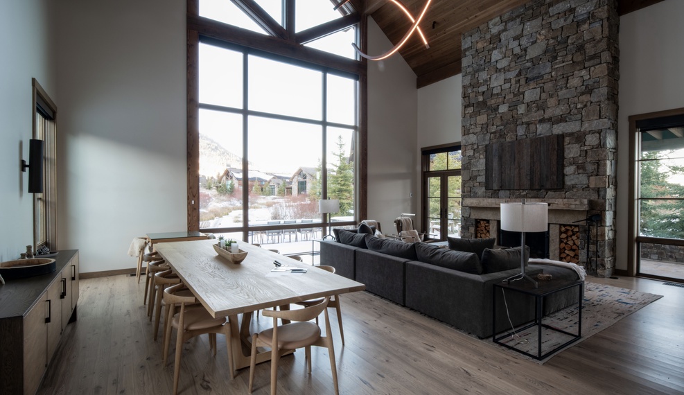 Great Room - Lodge at Shooting Star West 01 - Teton Village, WY - Luxury Villa Rental