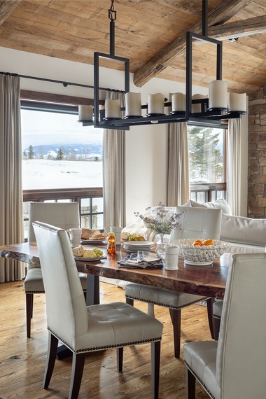 Dining - Shooting Star Cabin 04 - Teton Village, WY - Luxury Villa Rental