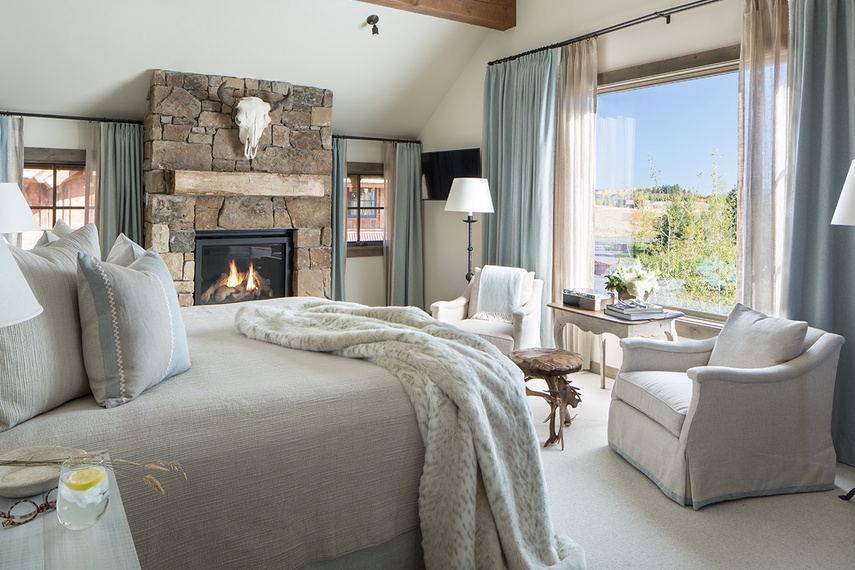 Primary Bedroom - Lodge at Shooting Star 04 - Teton Village, WY - Luxury Villa Rental