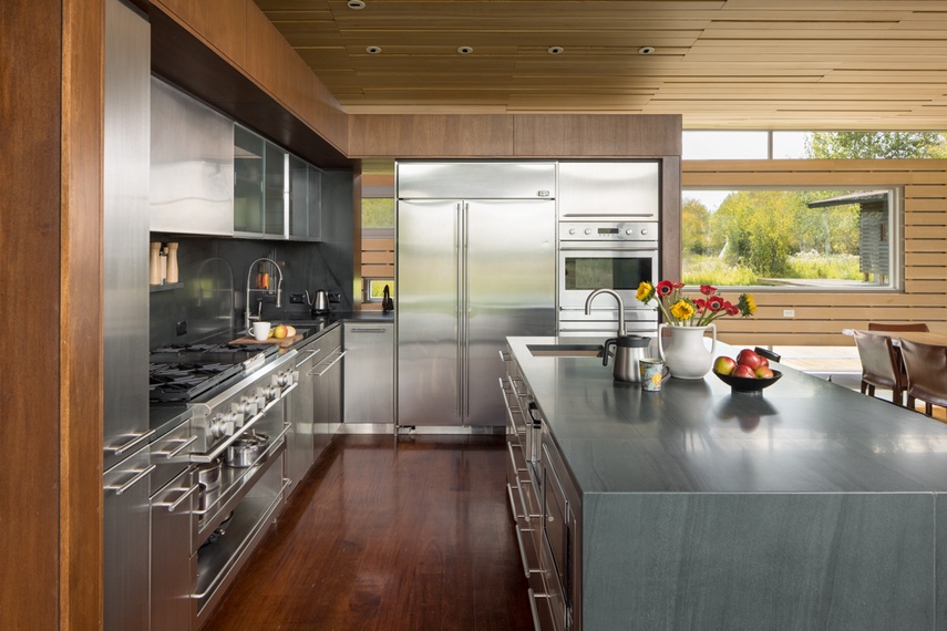 Kitchen - Wilderness Meadow - Jackson Hole, WY - Private Luxury Villa Rental