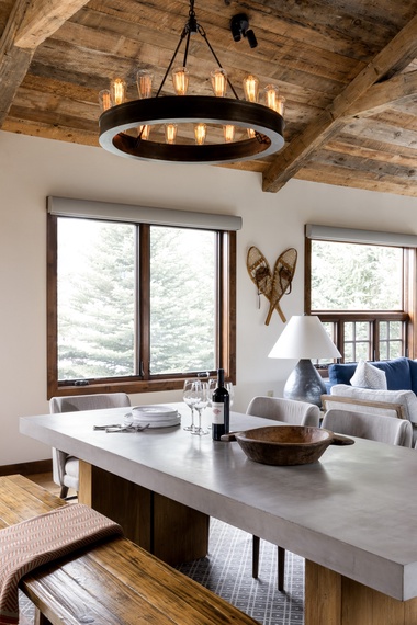 Dining - Shooting Star Cabin 01 - Teton Village, WY - Luxury Villa Rental