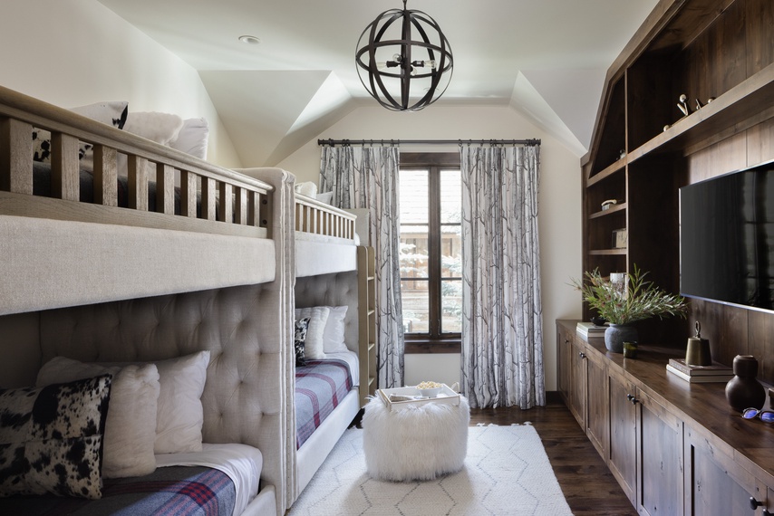 Bunk Room - Fish Creek Lodge 08 - Teton Village, WY - Luxury Villa Rental