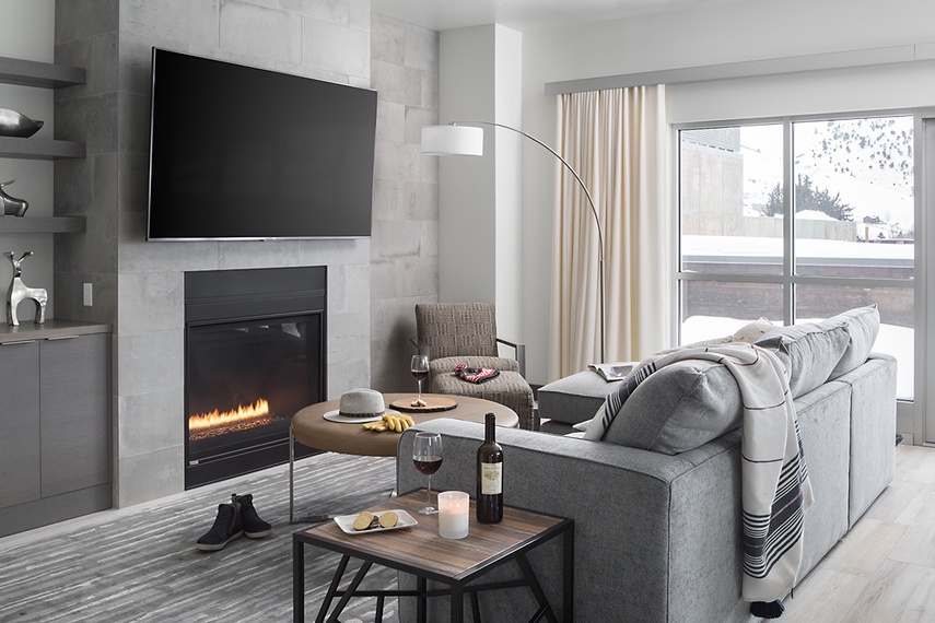Great Room - Penthouse on Glenwood 407 - Jackson Hole, WY - Luxury Villa Rental