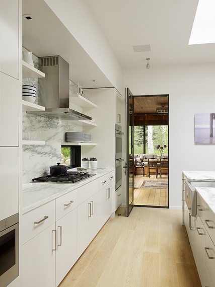 Kitchen and Sunroom - Main House - Fish Creek Compound - Wilson, WY - Luxury Villa Rental