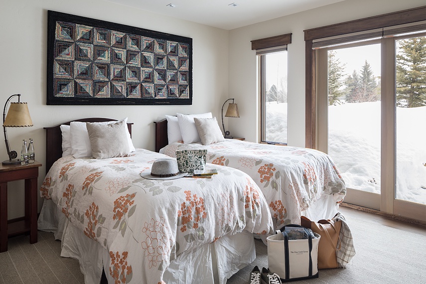 Guest Bedroom 1 - Paintbrush Retreat - Jackson Hole, WY - Luxury Villa Rental