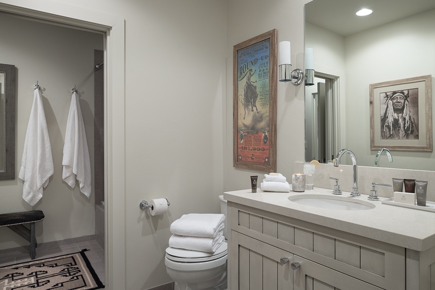 Guest Bedroom 2 Bathroom - The Nest - Jackson, WY - Luxury Villa Rental