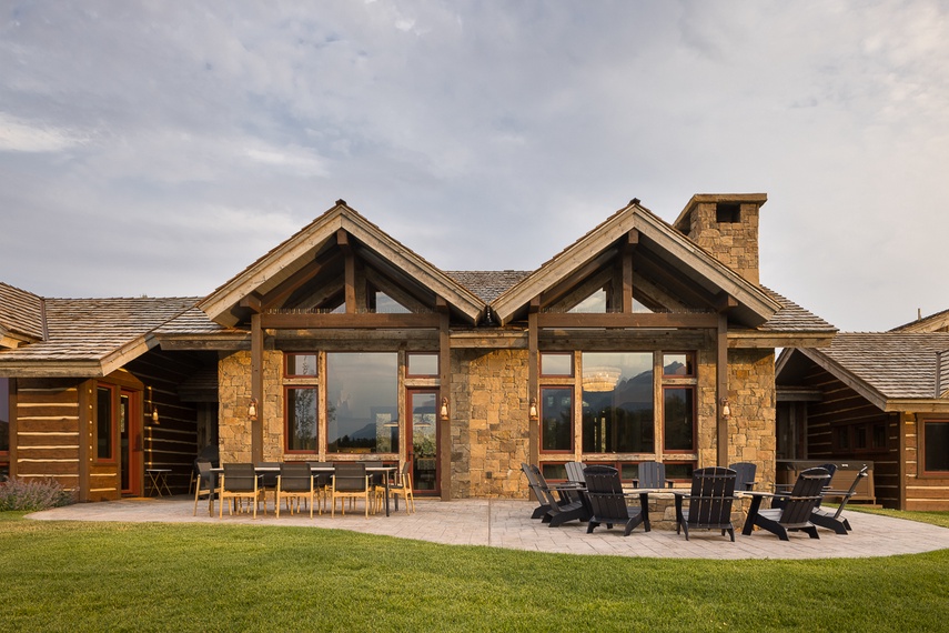 Patio  - Northern Exposure - Jackson, WY - Luxury Villa Rental