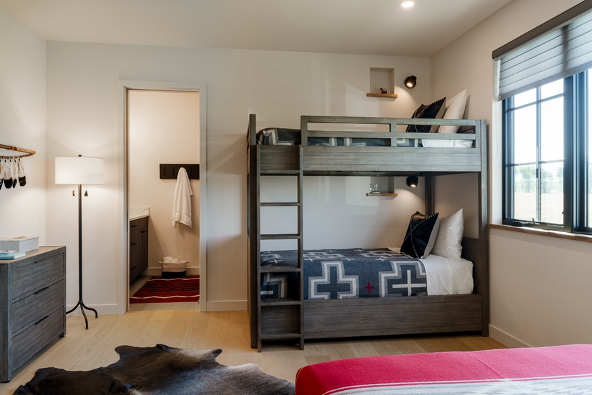 Bunk Room - Oatgrass Escape - Jackson, WY - Luxury Villa Rental