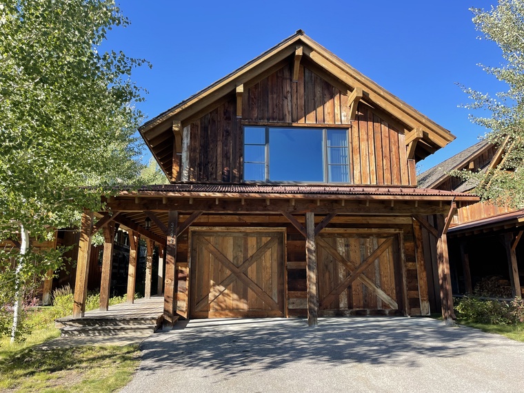 Front Exterior - Fish Creek Lodge 05 - Teton Village, WY - Luxury Villa Rental