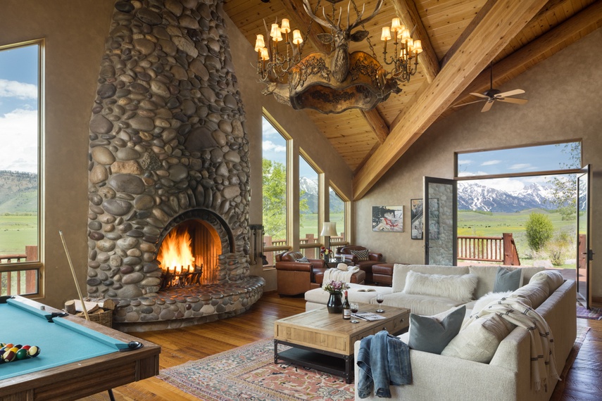 Great Room - Home on the Range - Jackson Hole, WY - Luxury Villa Rental