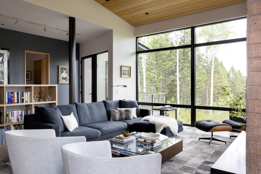 Great Room - Main House - Fish Creek Compound - Wilson, WY - Luxury Villa Rental