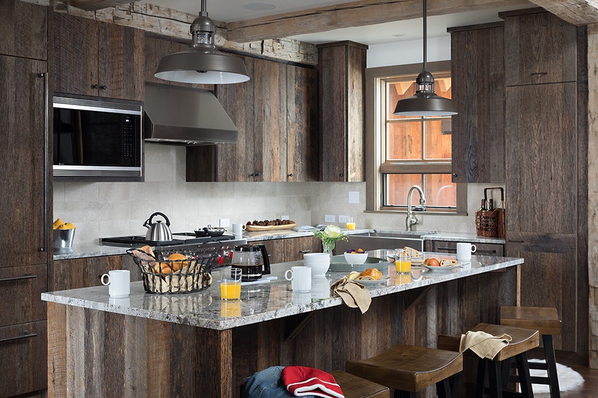 Kitchen - Four Pines 102 - Teton Village, WY - Luxury Villa Rental