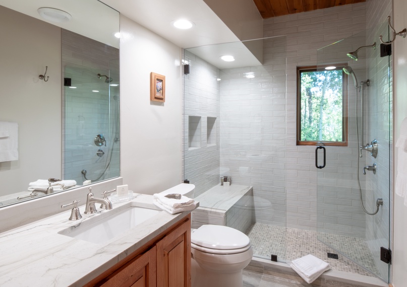 Guest Bathroom 1 - Overlook - Jackson Hole, WY - Luxury Villa Rental