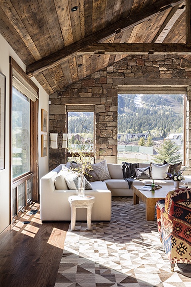 Great Room - Four Pines 05 - Teton Village, WY - Luxury Villa Rental