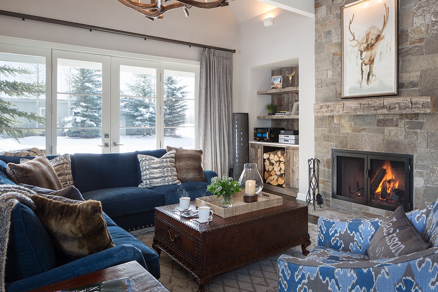 Great Room -  Pines Garden Home 4140 - Jackson Hole Luxury Villa Rental