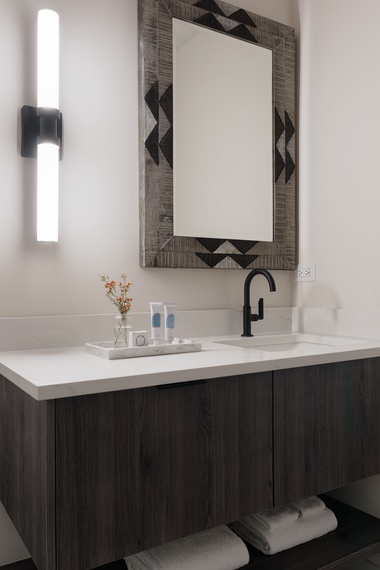 Lower Level Bathroom - Oatgrass Escape - Jackson, WY - Luxury Villa Rental