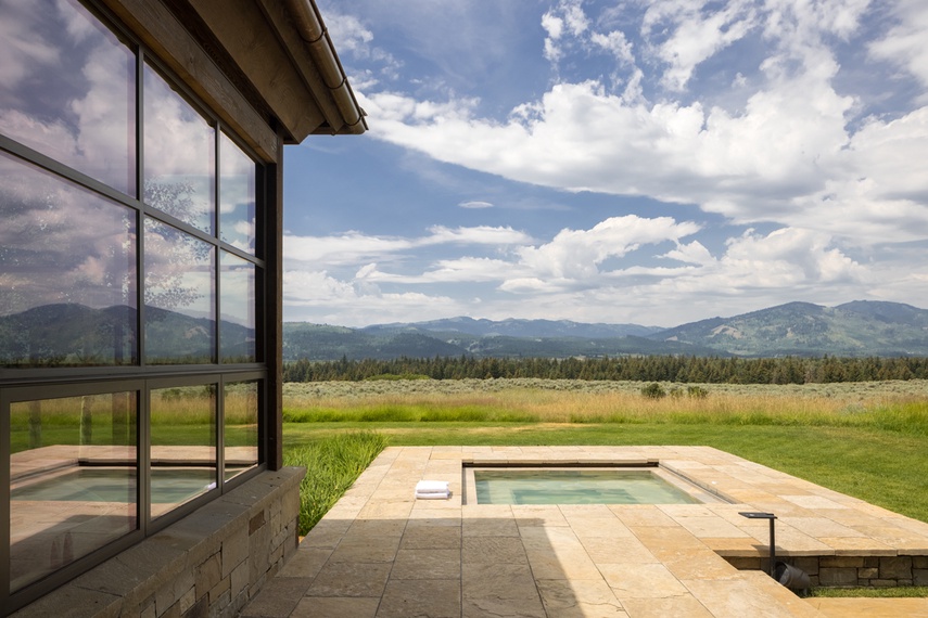 Hot Tub - Le Refuge - Jackson Hole, Wyoming - Luxury Villa Rental