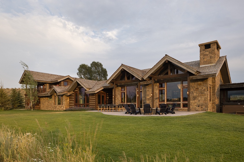 Back Exterior - Northern Exposure - Jackson, WY - Luxury Villa Rental