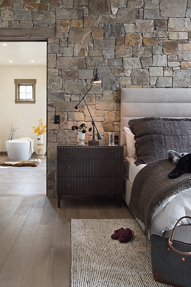 Primary Bedroom - Cirque View Homestead - Teton Village, WY - Luxury Villa Rental