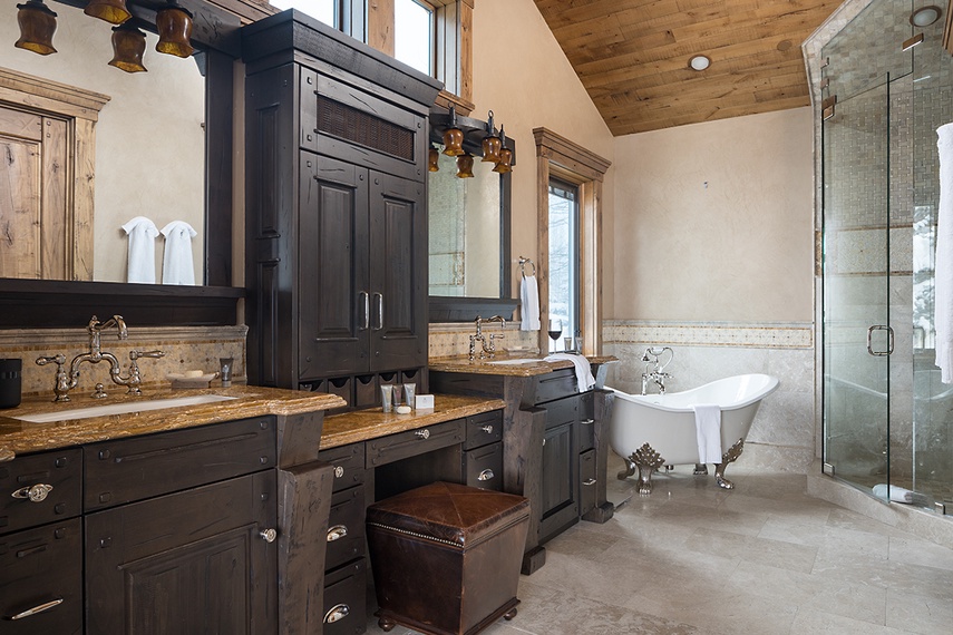 Primary Bathroom - All Spruced Up - Jackson Hole, WY - Luxury Villa Rental