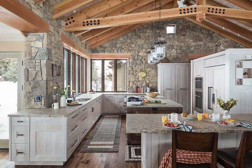Kitchen - Paintbrush Retreat - Jackson Hole, WY - Luxury Villa Rental