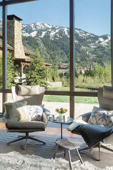 Great Room - Fish Creek Lodge 11 - Teton Village, WY - Luxury Villa Rental