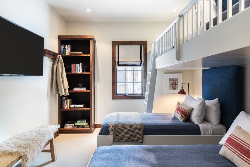 Guest Bedroom 02 - Four Pines 07 - Teton Village, WY - Luxury Villa Rental