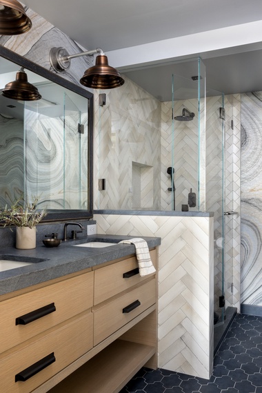 Guest Bathroom  - Aspen Vista - Jackson, WY - Luxury Villa Rental