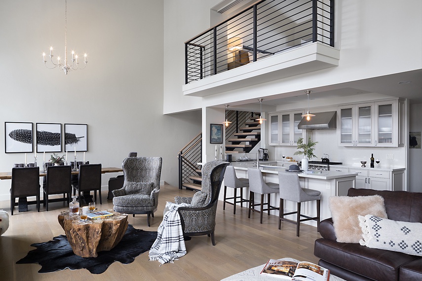 Kitchen and Dining - The Nest - Jackson, WY - Luxury Villa Rental