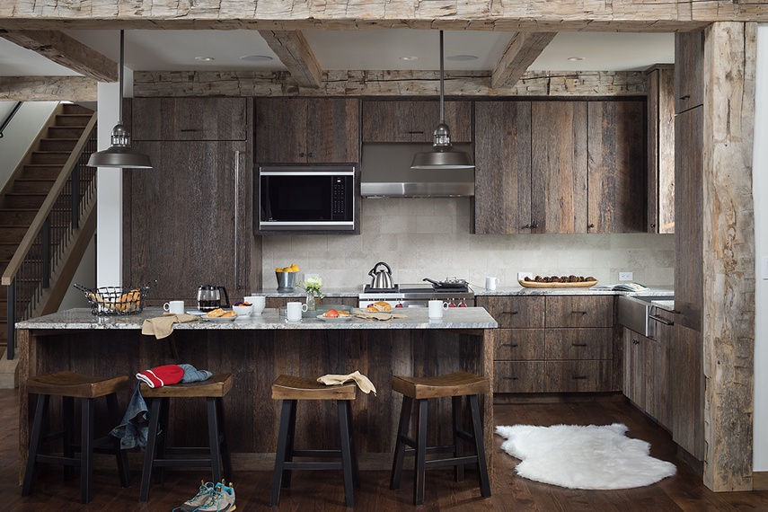 Kitchen - Four Pines 102 - Teton Village, WY - Luxury Villa Rental