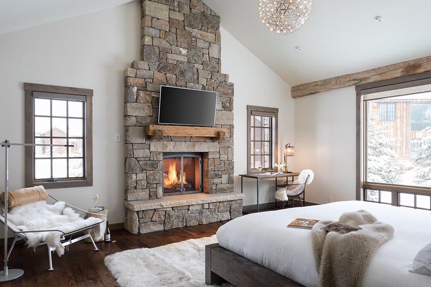 Primary Bedroom - Four Pines 06 - Teton Village, WY - Luxury Villa Rental