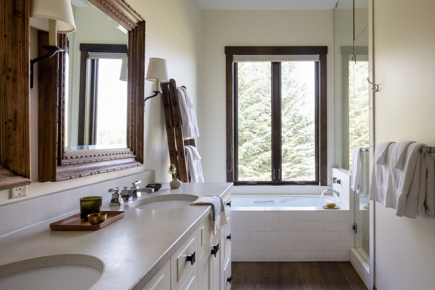 Guest Bathroom 3 - Retreat on the Creek - Jackson Hole, WY - Luxury Villa Rental