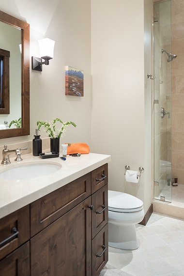 Guest Bathroom 1 - Four Pines 14 - Teton Village, WY - Luxury Villa Rental