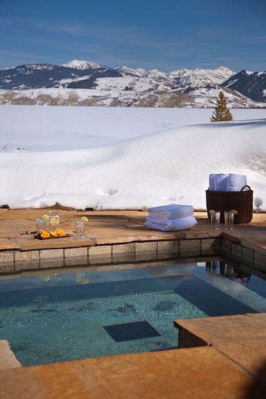 Outdoor Hot Tub - Phillips Ridge - Jackson, WY - Luxury Villa Rental