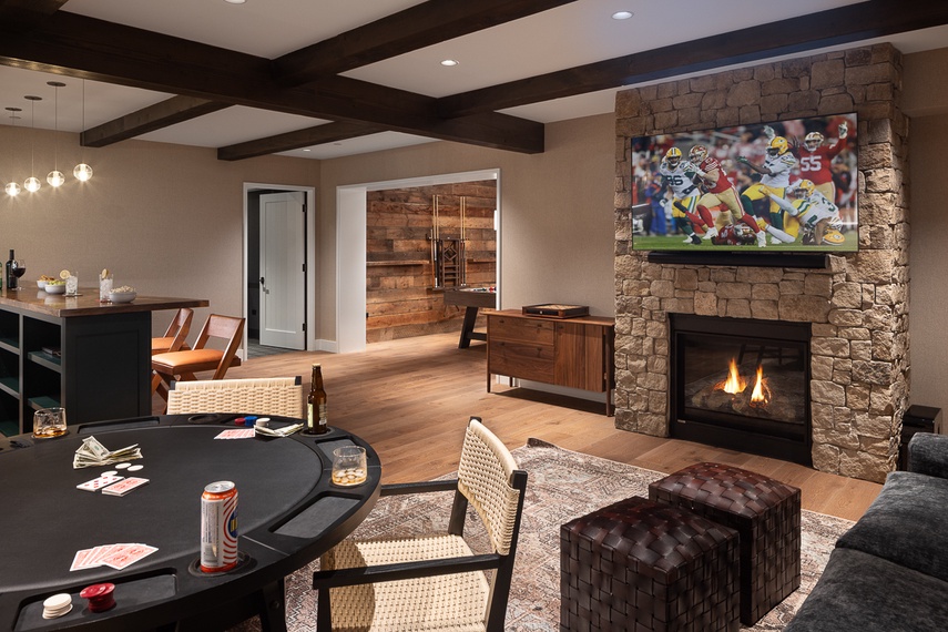 Rec Area - Northern Hideaway - Jackson, WY - Luxury Villa Rental