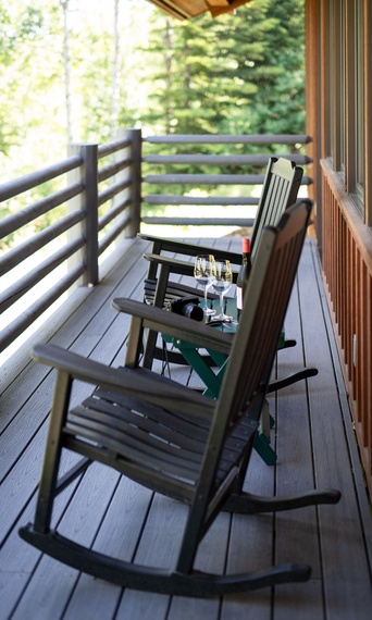 Porch - Jackson Hole, WY - Luxury Villa Rental
