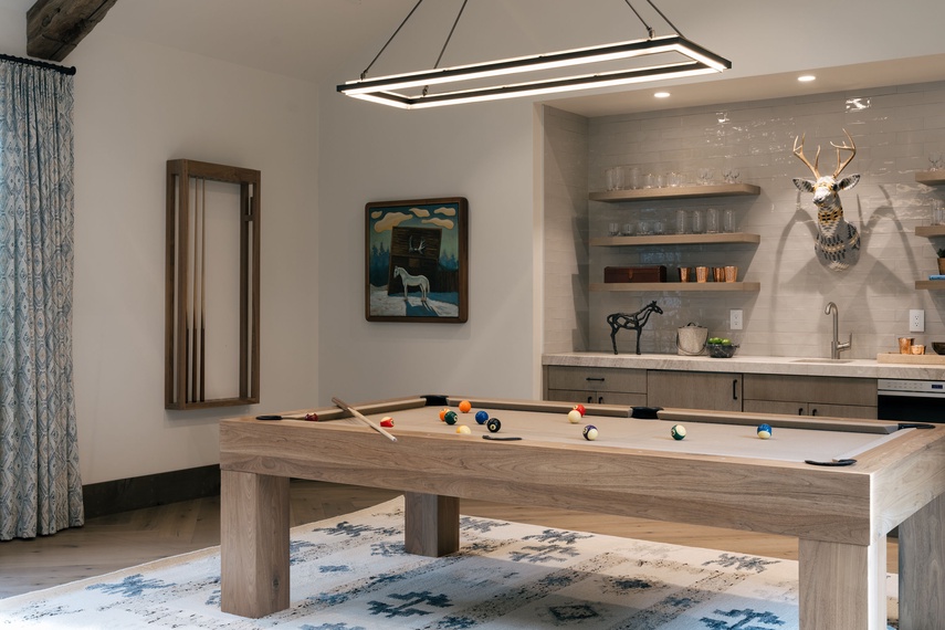 Game Room - Cirque View Homestead - Teton Village, WY - Luxury Villa Rental
