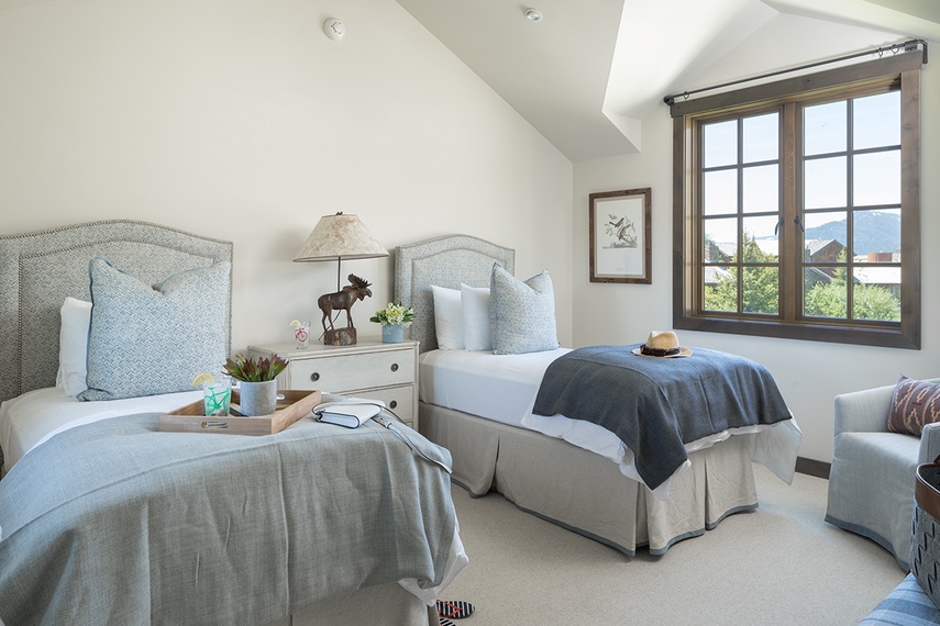 Guest Bedroom 1 - Four Pines 12 - Teton Village, WY - Luxury Villa Rental