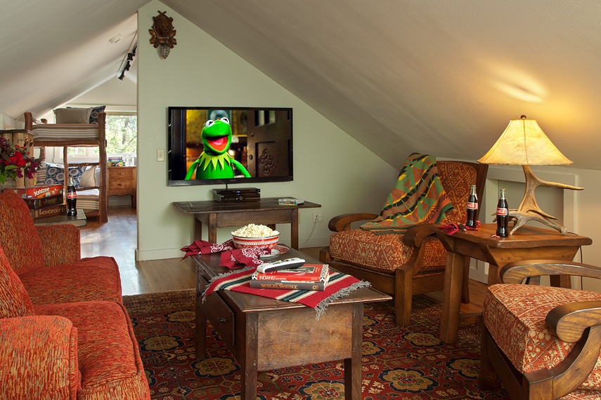 Media Room - The Cabin - Jackson Hole, WY - Luxury Villa Rental