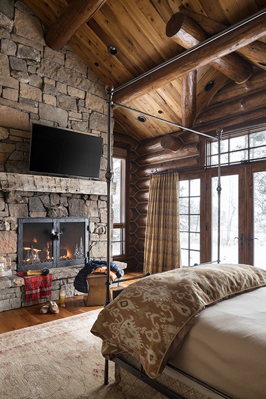Guest Bedroom 1 - Phillips Ridge - Jackson, WY - Luxury Villa Rental